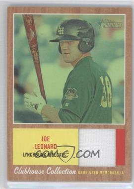 2011 Topps Heritage Minor League Edition - Clubhouse Collection Relics - Green Tint #CCR-JL.2 - Joe Leonard /50
