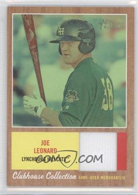 2011 Topps Heritage Minor League Edition - Clubhouse Collection Relics - Green Tint #CCR-JL.2 - Joe Leonard /50