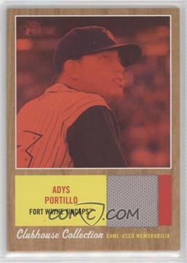 2011 Topps Heritage Minor League Edition - Clubhouse Collection Relics - Red Tint #CCR-AP - Adys Portillo /99