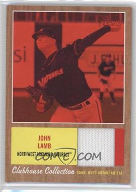 2011 Topps Heritage Minor League Edition - Clubhouse Collection Relics - Red Tint #CCR-JL.1 - John Lamb /99