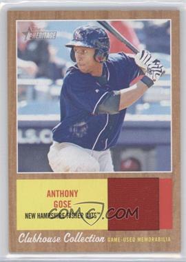 2011 Topps Heritage Minor League Edition - Clubhouse Collection Relics #CCR-AG - Anthony Gose