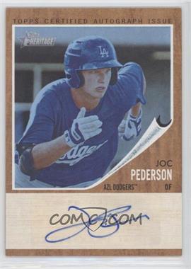 2011 Topps Heritage Minor League Edition - Real One Autographs - Blue Tint #RA-JP - Joc Pederson /99