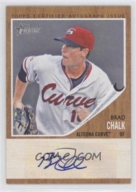 2011 Topps Heritage Minor League Edition - Real One Autographs #RA-BC - Brad Chalk /861