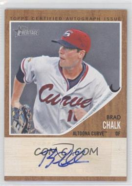 2011 Topps Heritage Minor League Edition - Real One Autographs #RA-BC - Brad Chalk /861