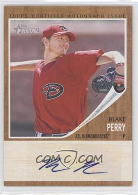 2011 Topps Heritage Minor League Edition - Real One Autographs #RA-BPE - Blake Perry /861