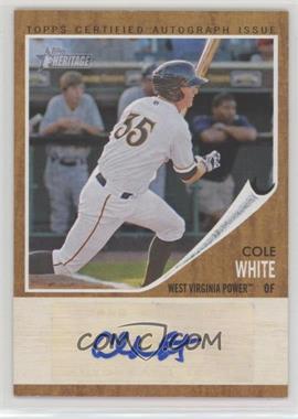 2011 Topps Heritage Minor League Edition - Real One Autographs #RA-CW - Cole White /861