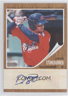 2011 Topps Heritage Minor League Edition - Real One Autographs #RA-DS - Davis Stoneburner /861