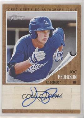 2011 Topps Heritage Minor League Edition - Real One Autographs #RA-JP - Joc Pederson /861