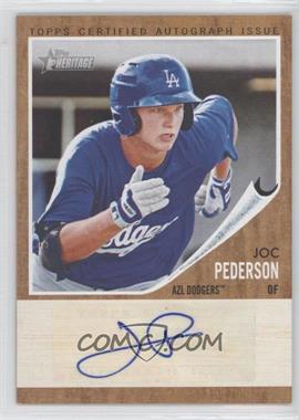 2011 Topps Heritage Minor League Edition - Real One Autographs #RA-JP - Joc Pederson /861