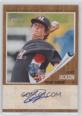 2011 Topps Heritage Minor League Edition - Real One Autographs #RA-LJ - Luke Jackson /200