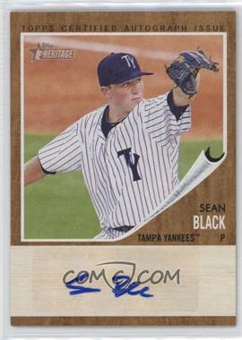 2011 Topps Heritage Minor League Edition - Real One Autographs #RA-SB - Sean Black /861