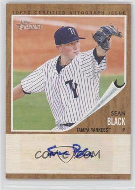 2011 Topps Heritage Minor League Edition - Real One Autographs #RA-SB - Sean Black /861