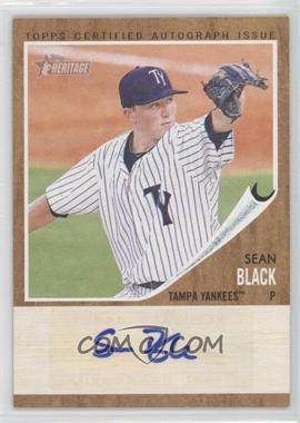 2011 Topps Heritage Minor League Edition - Real One Autographs #RA-SB - Sean Black /861