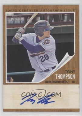 2011 Topps Heritage Minor League Edition - Real One Autographs #RA-TTH - Tony Thompson /861