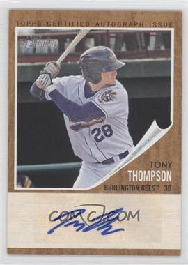 2011 Topps Heritage Minor League Edition - Real One Autographs #RA-TTH - Tony Thompson /861