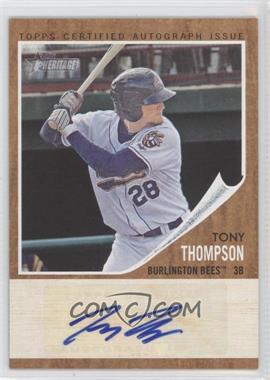 2011 Topps Heritage Minor League Edition - Real One Autographs #RA-TTH - Tony Thompson /861