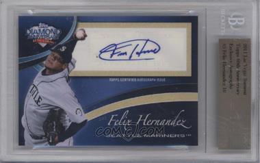 2011 Topps Las Vegas Industry Summit - 60th Anniversary Exclusive Autographs #5 - Felix Hernandez /10 [Uncirculated]