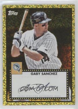 2011 Topps Lineage - 1952 Design Autographs - Canary Diamond #52A-GS - Gaby Sanchez /10