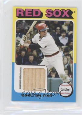 2011 Topps Lineage - [Base] - Mini 1975 Design Relics #75R-CF - Carlton Fisk