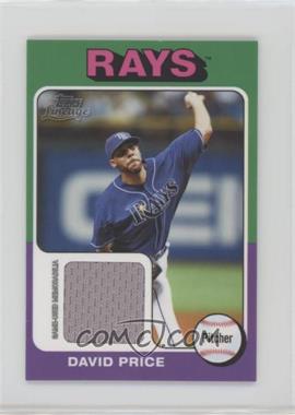 2011 Topps Lineage - [Base] - Mini 1975 Design Relics #75R-DP - David Price