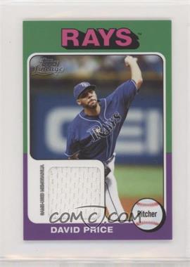 2011 Topps Lineage - [Base] - Mini 1975 Design Relics #75R-DP - David Price