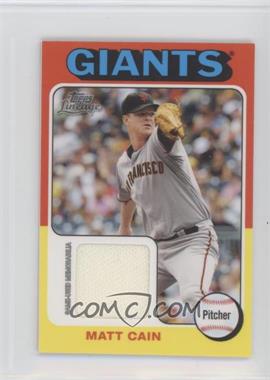 2011 Topps Lineage - [Base] - Mini 1975 Design Relics #75R-MC - Matt Cain