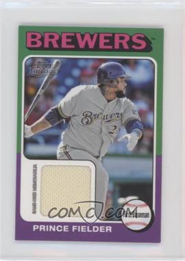 2011 Topps Lineage - [Base] - Mini 1975 Design Relics #75R-PF - Prince Fielder