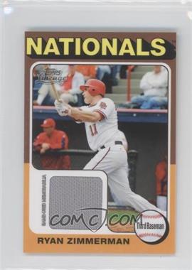 2011 Topps Lineage - [Base] - Mini 1975 Design Relics #75R-RZ - Ryan Zimmerman