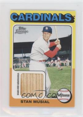2011 Topps Lineage - [Base] - Mini 1975 Design Relics #75R-SM - Stan Musial