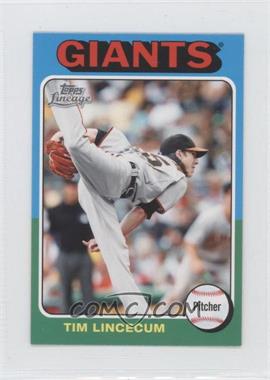 2011 Topps Lineage - [Base] - Mini 1975 Design #135 - Tim Lincecum