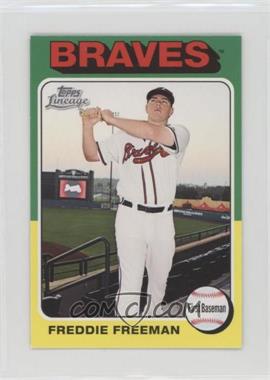 2011 Topps Lineage - [Base] - Mini 1975 Design #146 - Freddie Freeman