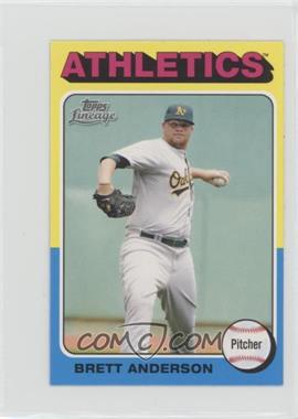 2011 Topps Lineage - [Base] - Mini 1975 Design #18 - Brett Anderson