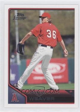 2011 Topps Lineage - [Base] #163 - Jered Weaver