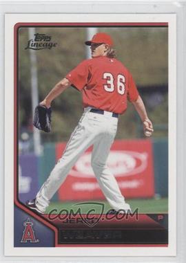 2011 Topps Lineage - [Base] #163 - Jered Weaver