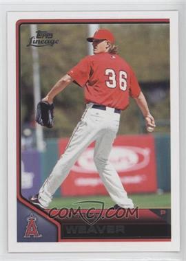 2011 Topps Lineage - [Base] #163 - Jered Weaver