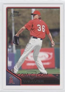 2011 Topps Lineage - [Base] #163 - Jered Weaver