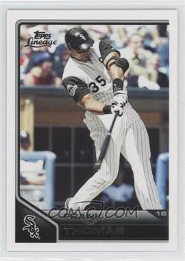 2011 Topps Lineage - [Base] #181 - Frank Thomas