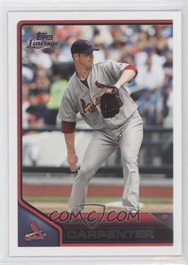 2011 Topps Lineage - [Base] #38 - Chris Carpenter