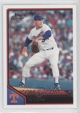 2011 Topps Lineage - [Base] #55 - Nolan Ryan