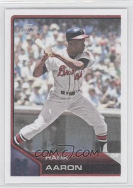 2011 Topps Lineage - Cloth Stickers #TCS34 - Hank Aaron