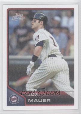 2011 Topps Lineage - Cloth Stickers #TCS39 - Joe Mauer