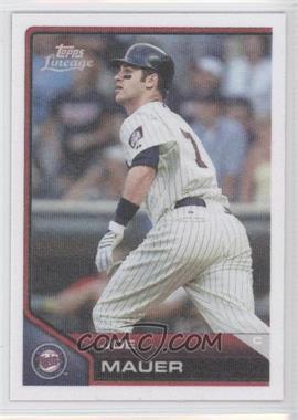 2011 Topps Lineage - Cloth Stickers #TCS39 - Joe Mauer