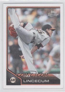 2011 Topps Lineage - Cloth Stickers #TCS40 - Tim Lincecum