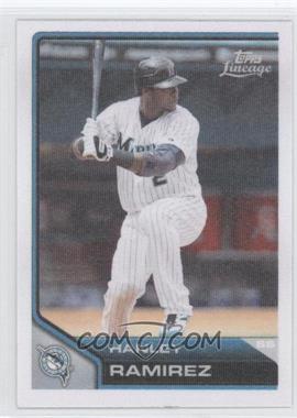 2011 Topps Lineage - Cloth Stickers #TCS9 - Hanley Ramirez