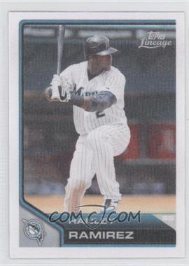 2011 Topps Lineage - Cloth Stickers #TCS9 - Hanley Ramirez