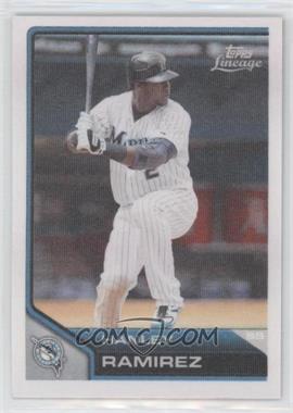 2011 Topps Lineage - Cloth Stickers #TCS9 - Hanley Ramirez