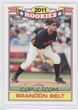 2011 Topps Lineage - Rookies #11 - Brandon Belt