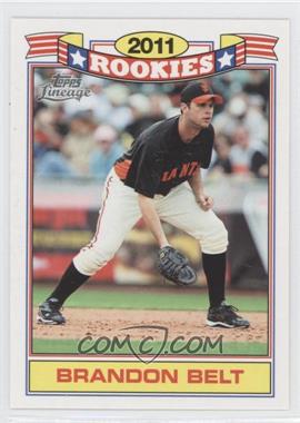 2011 Topps Lineage - Rookies #11 - Brandon Belt