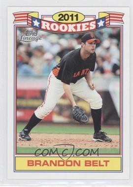 2011 Topps Lineage - Rookies #11 - Brandon Belt