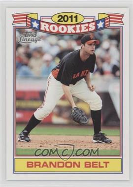 2011 Topps Lineage - Rookies #11 - Brandon Belt